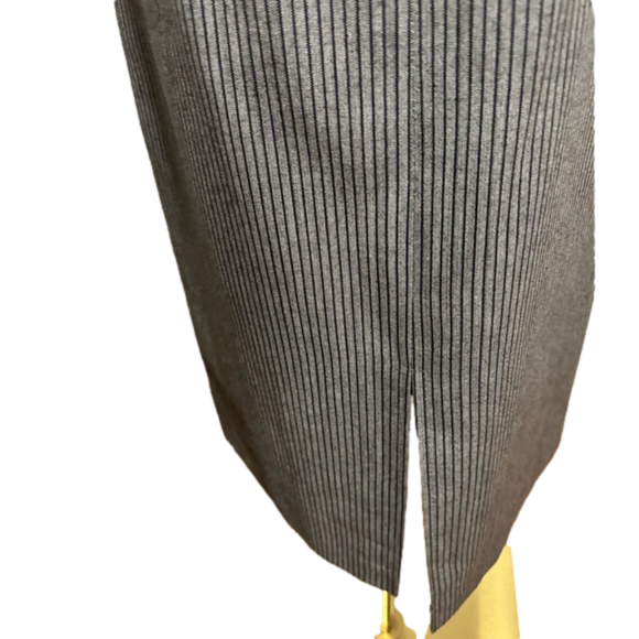 70s 3 PC SUIT GRAY PINSTRIPE SKIRT, VEST, BLAZER BY FOX RUN BY LITTLE FOXES INTL - Picture 16 of 16